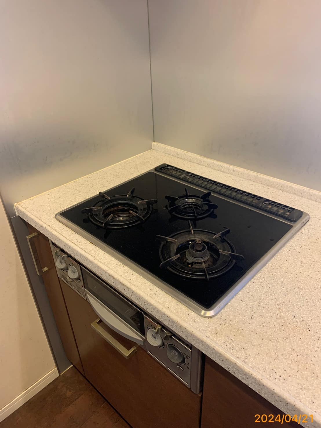 施工前　コンロ