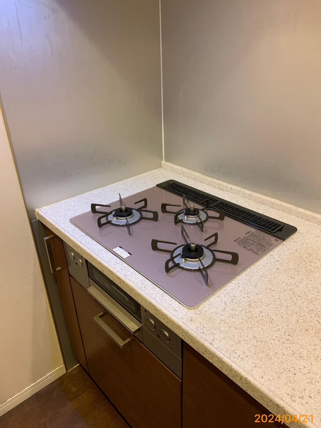 施工後　コンロ