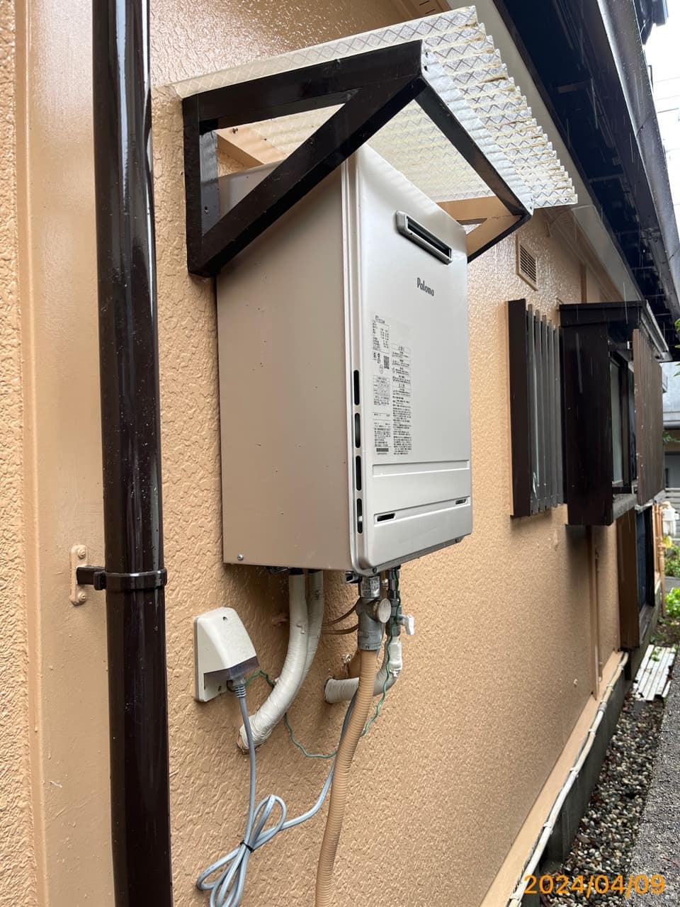 施工後　給湯器