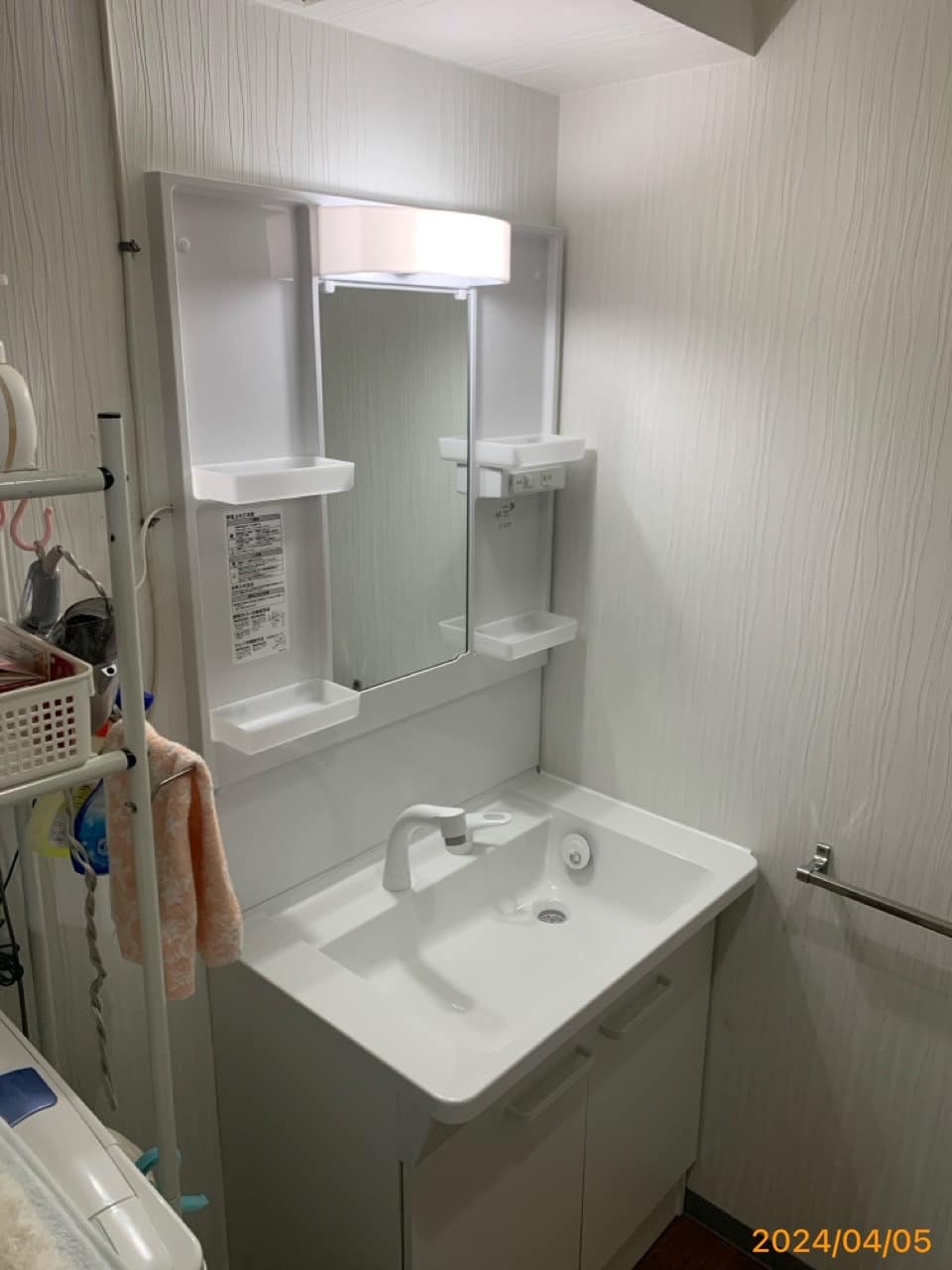 施工後　洗面化粧台