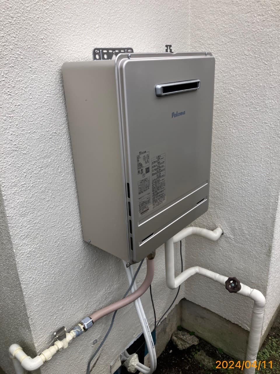 施工後　給湯器