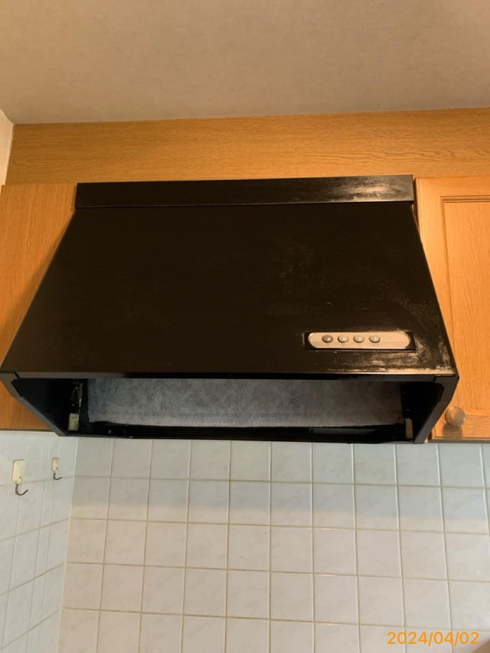 施工前　レンジフード