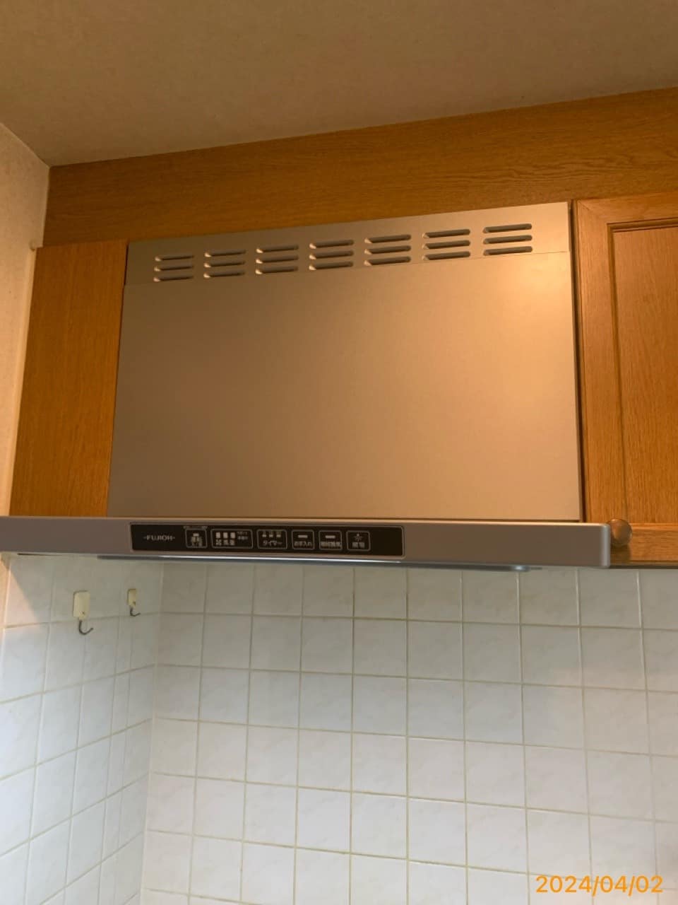 施工後　レンジフード
