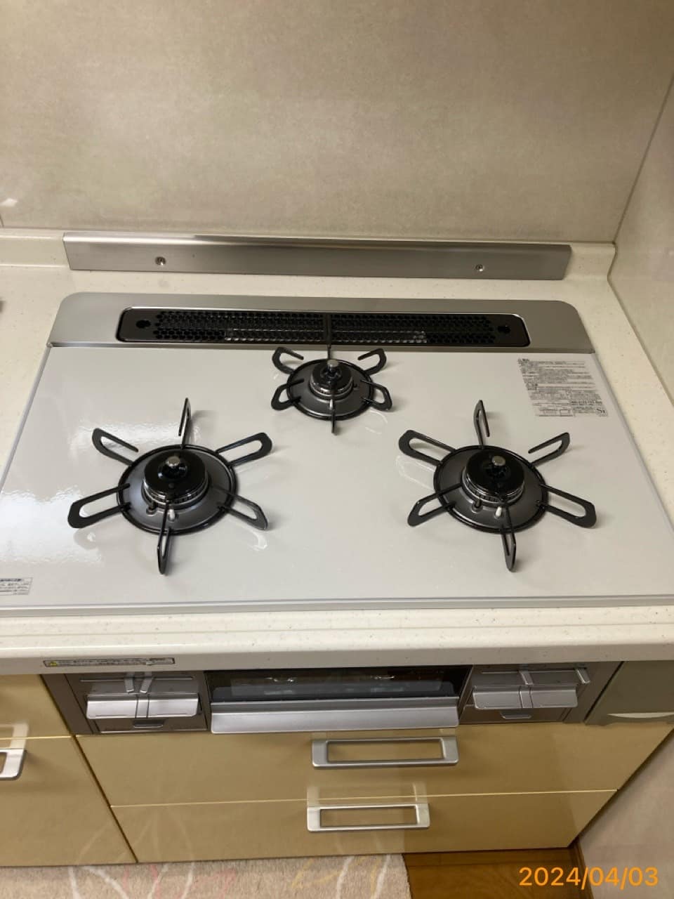 施工後　コンロ