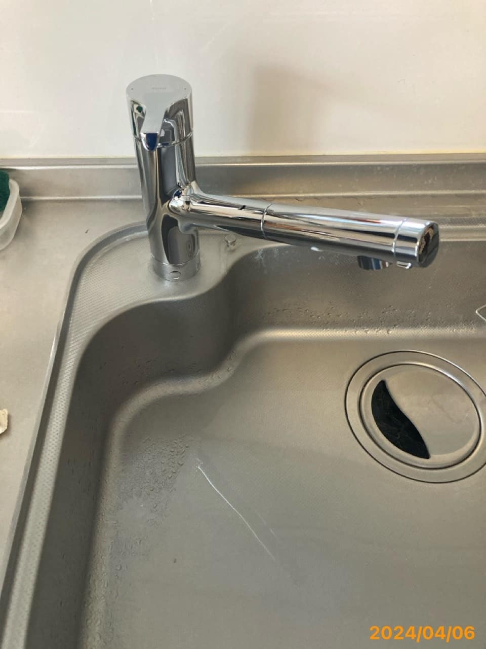 施工後　台所水栓