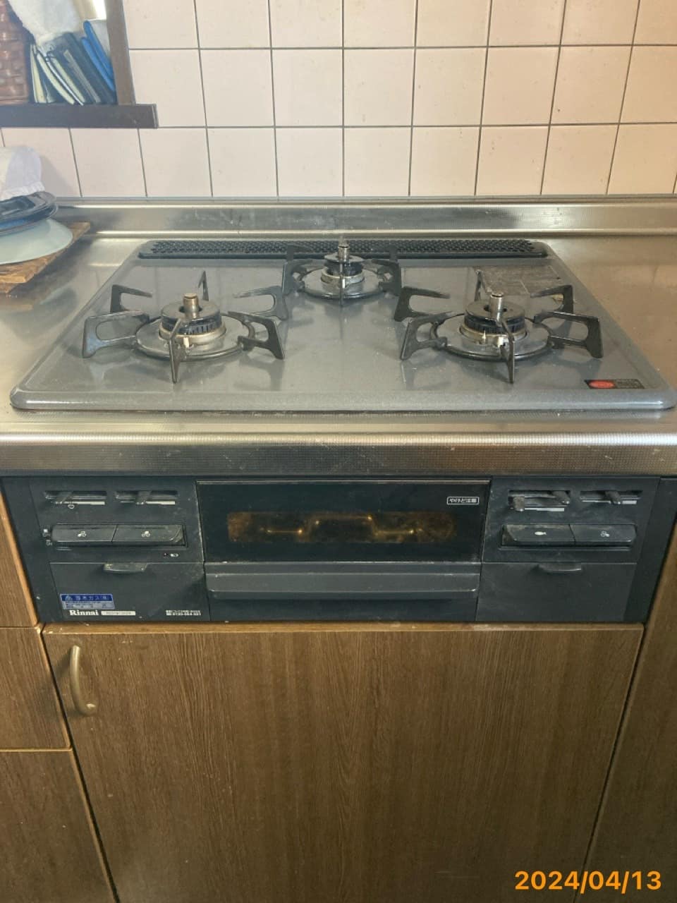 施工前　コンロ