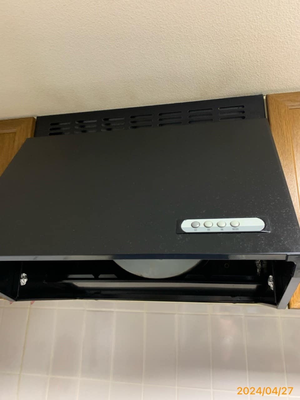 施工前　レンジフード