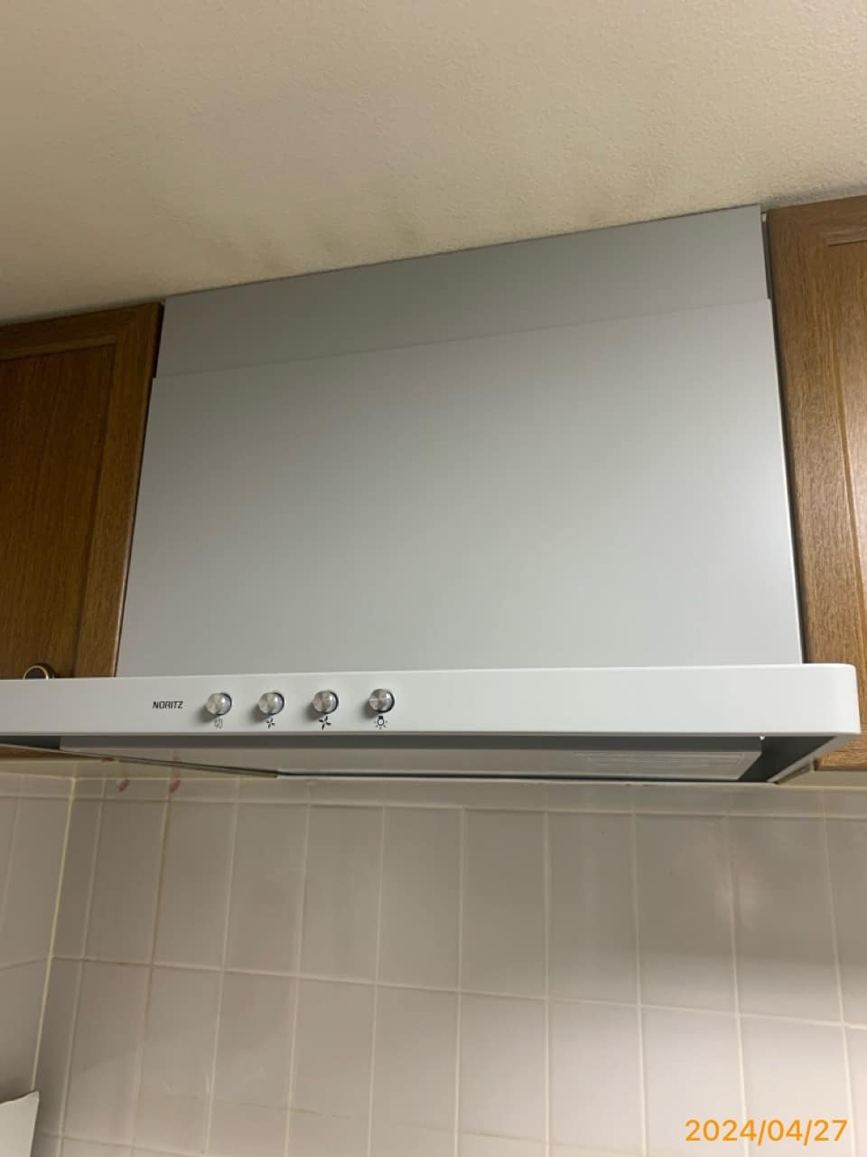 施工後　レンジフード