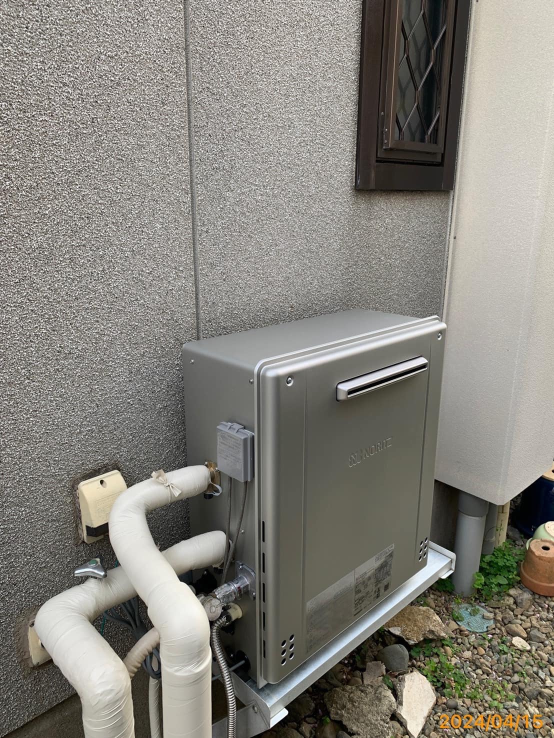 施工後　給湯器