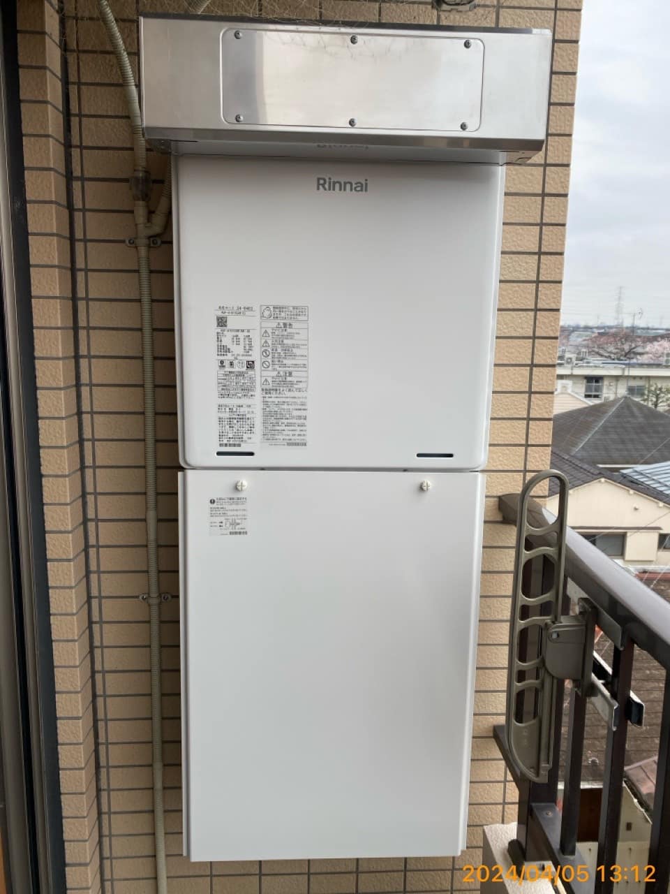 施工後　給湯器