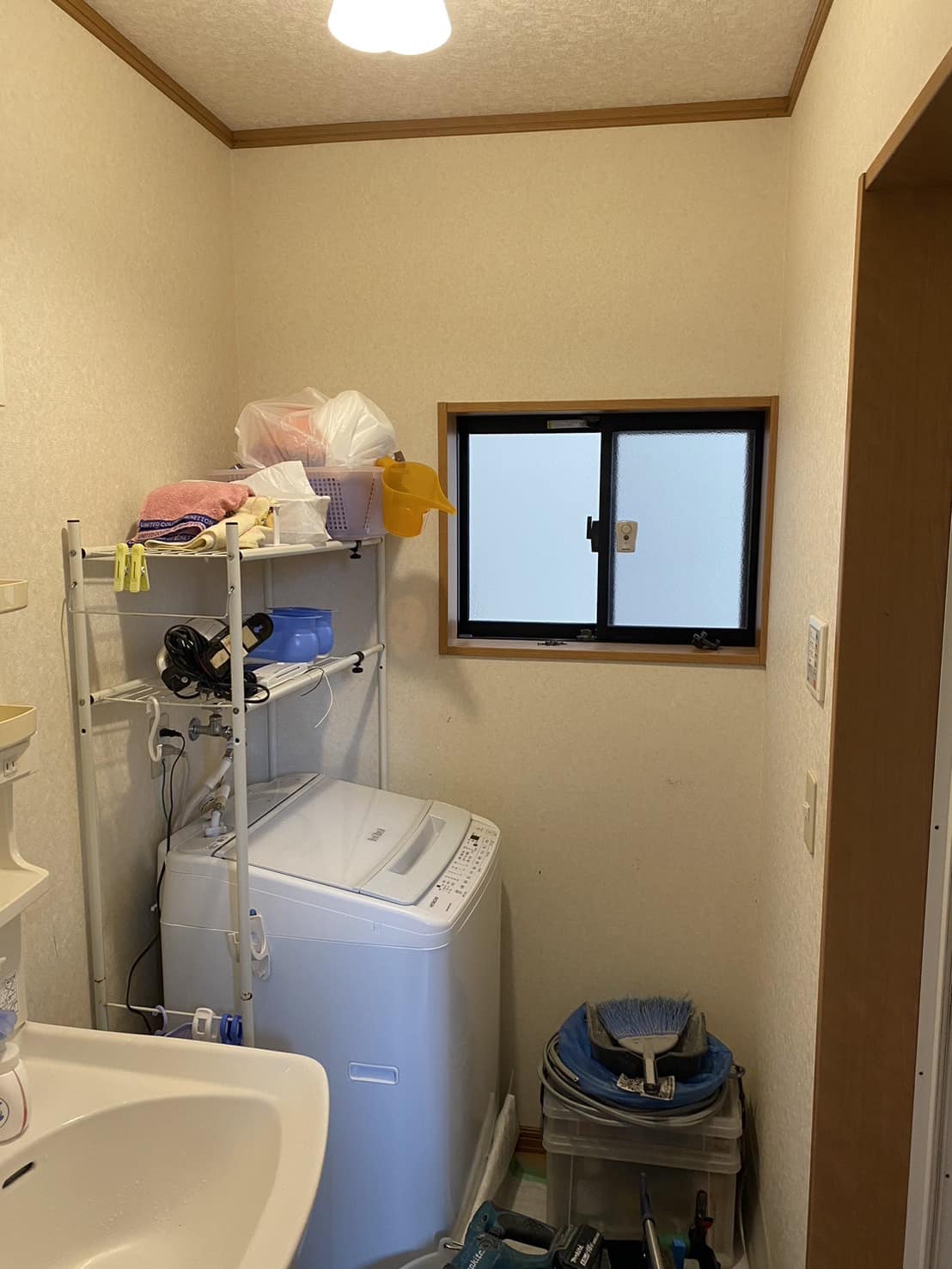 施工前　脱衣所