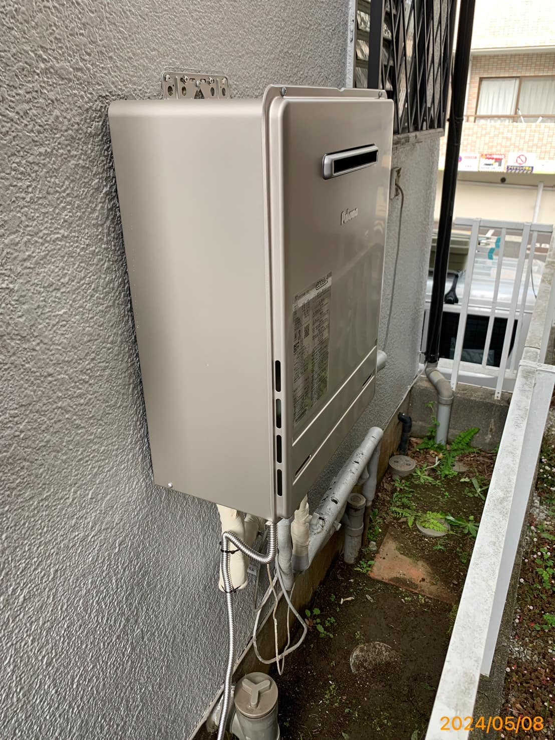 施工後　給湯器