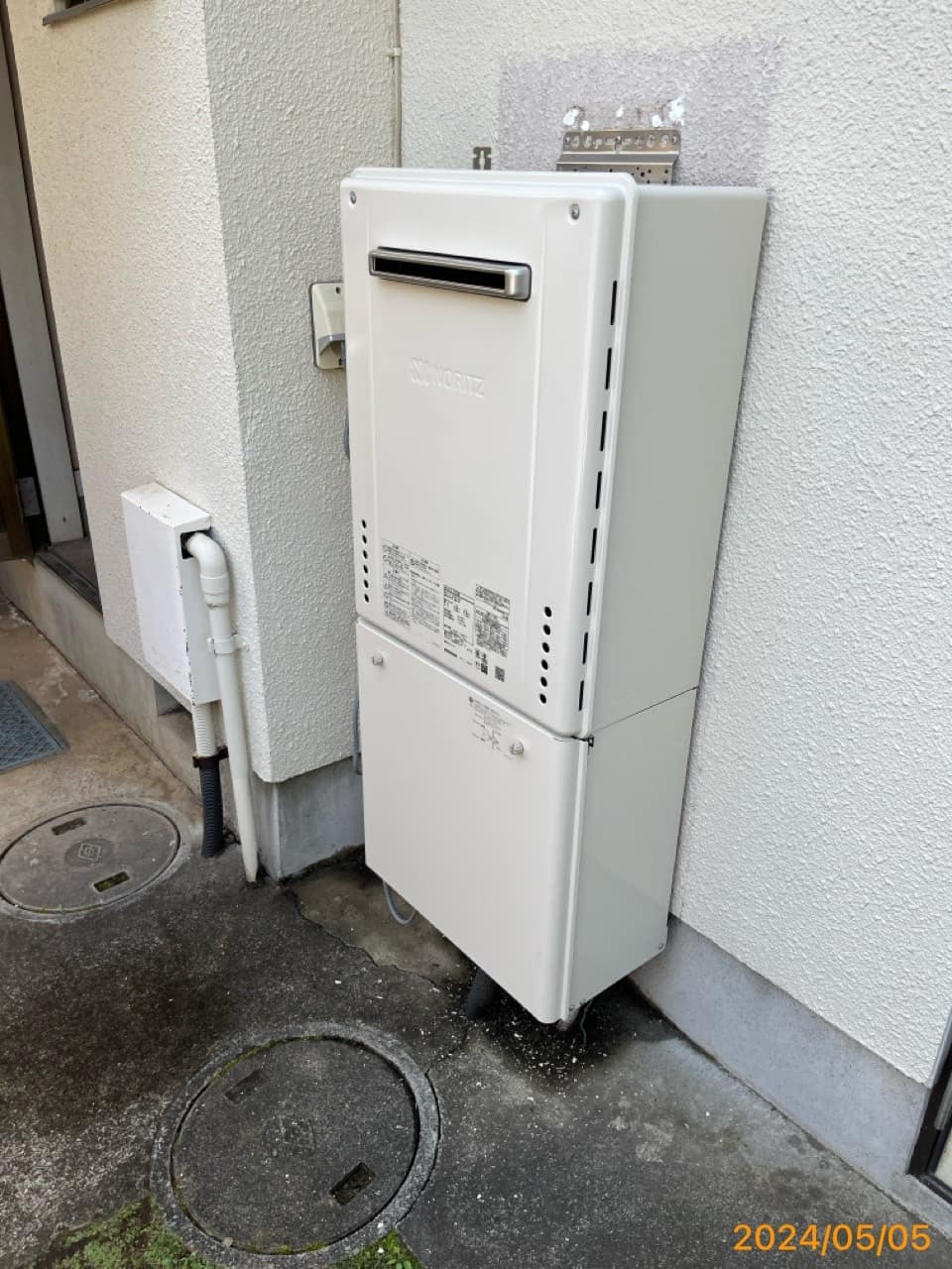 施工後　給湯器
