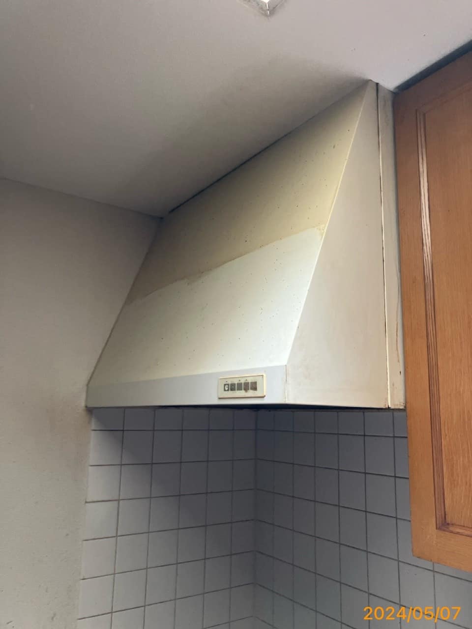 施工前　レンジフード