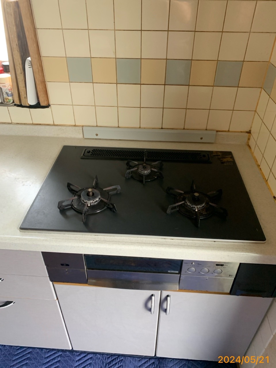 施工前　コンロ