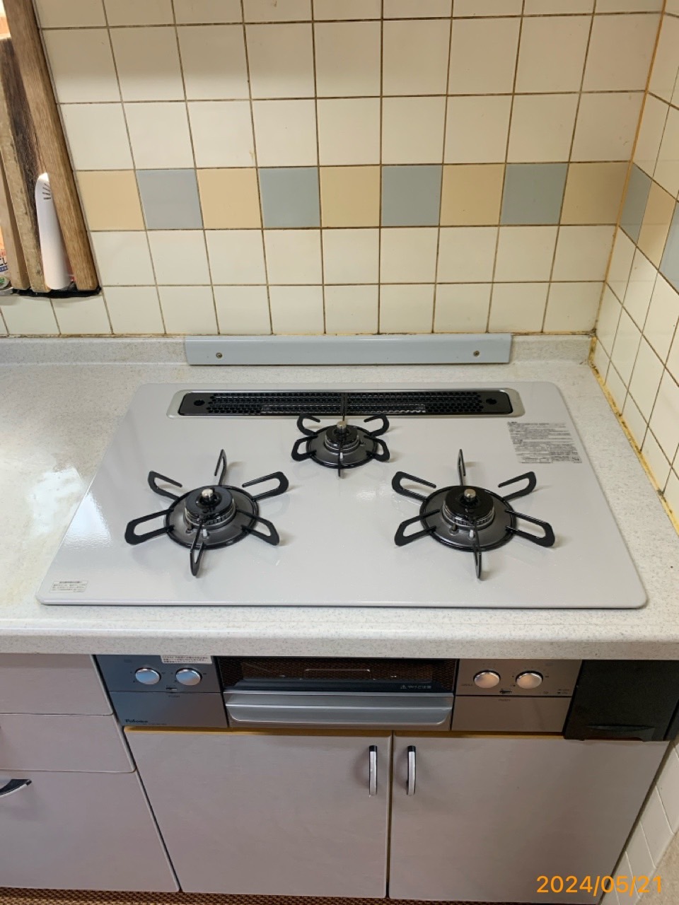 施工後　コンロ