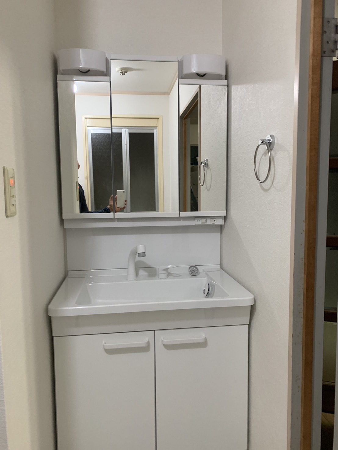 施工後　洗面化粧台