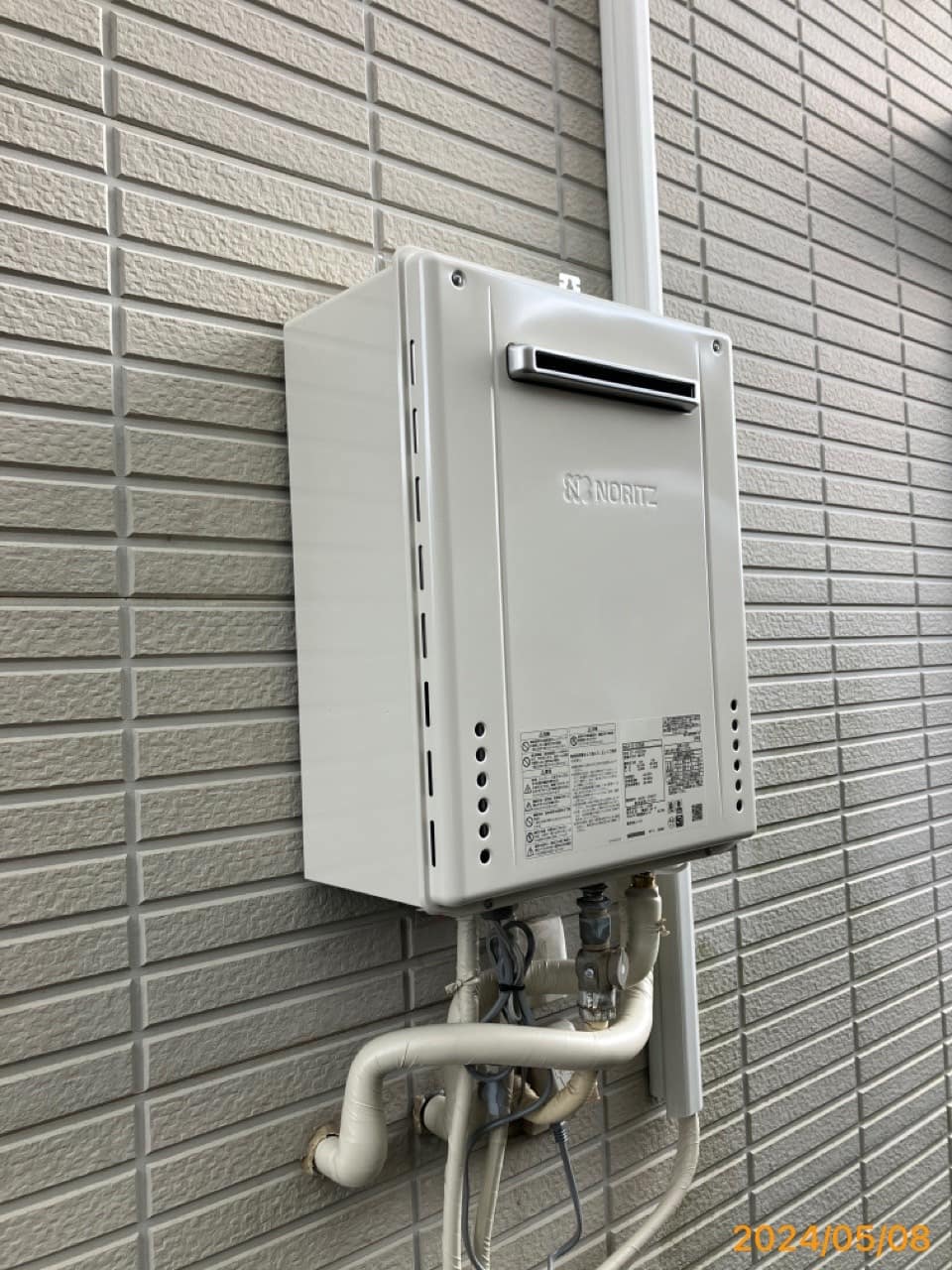 施工後　給湯器