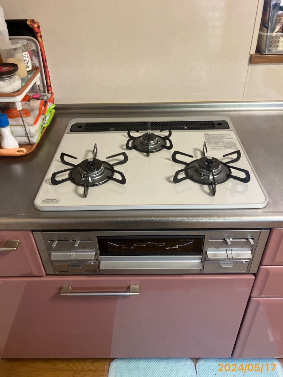 施工後　コンロ
