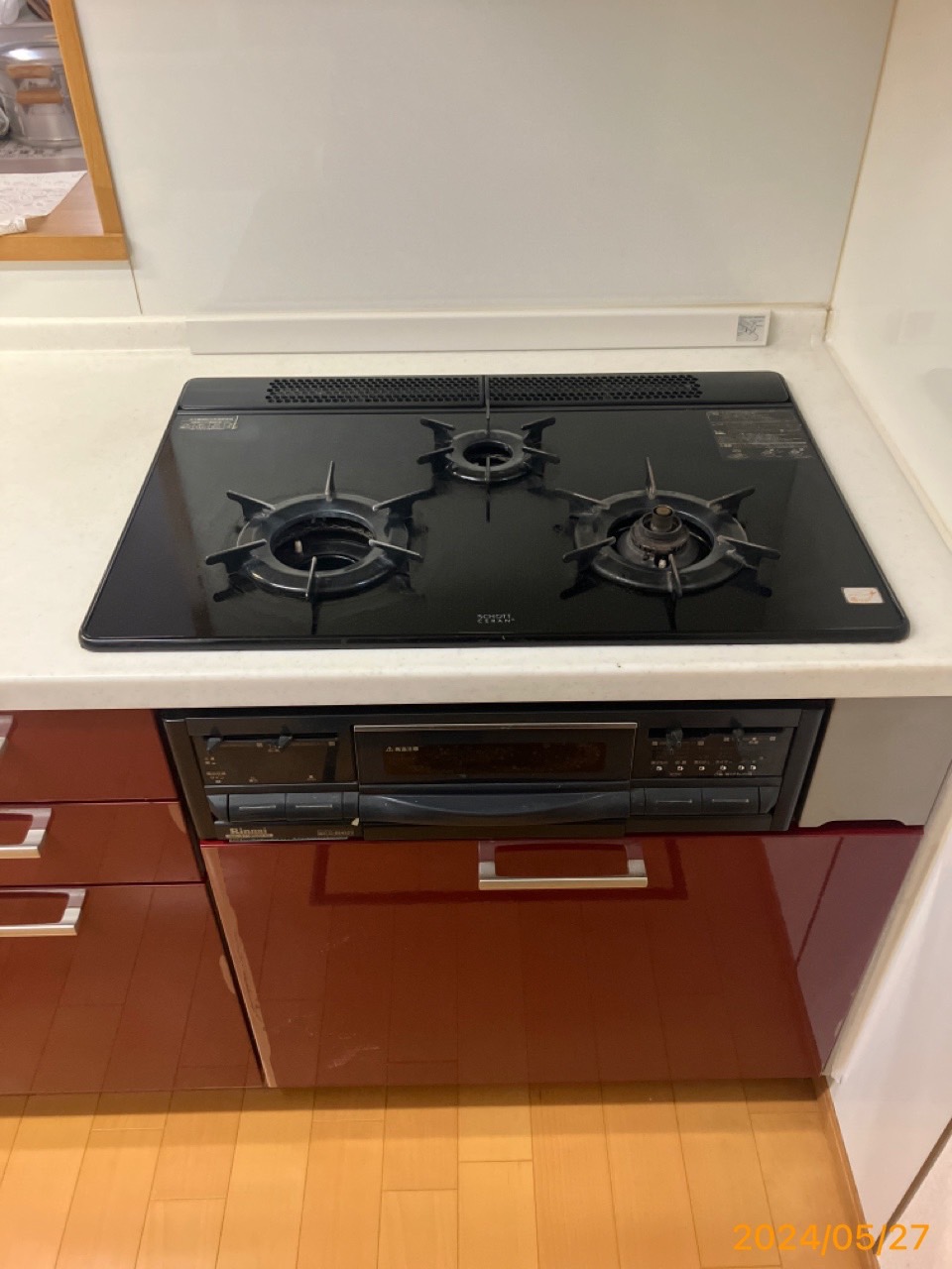 施工前　コンロ