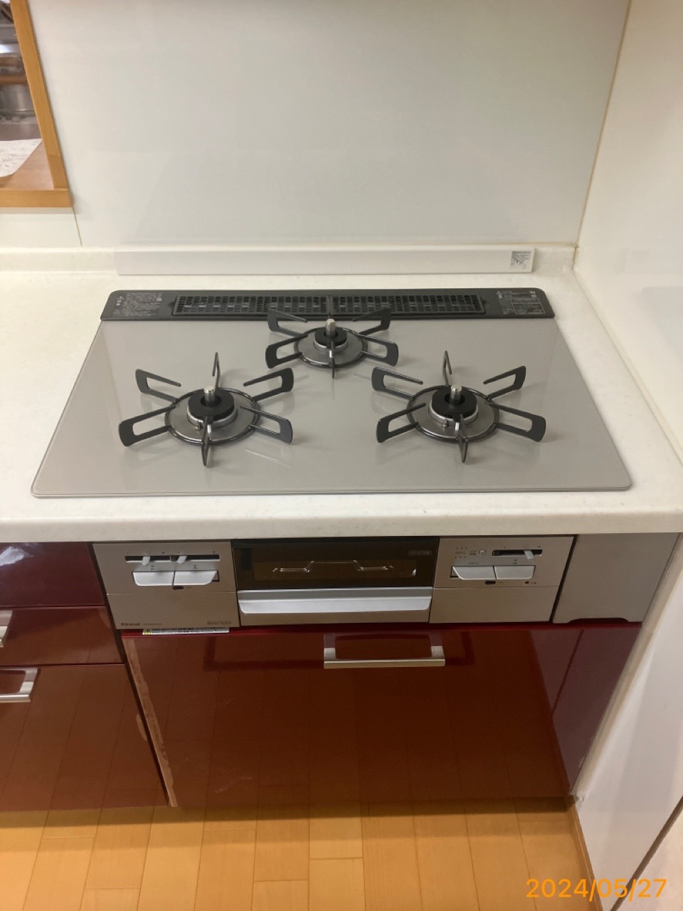 施工後　コンロ