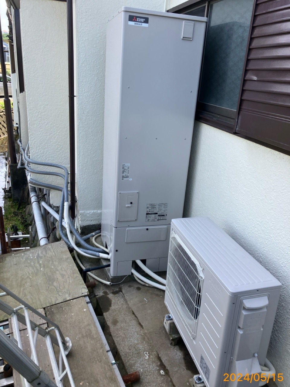 施工後　給湯器