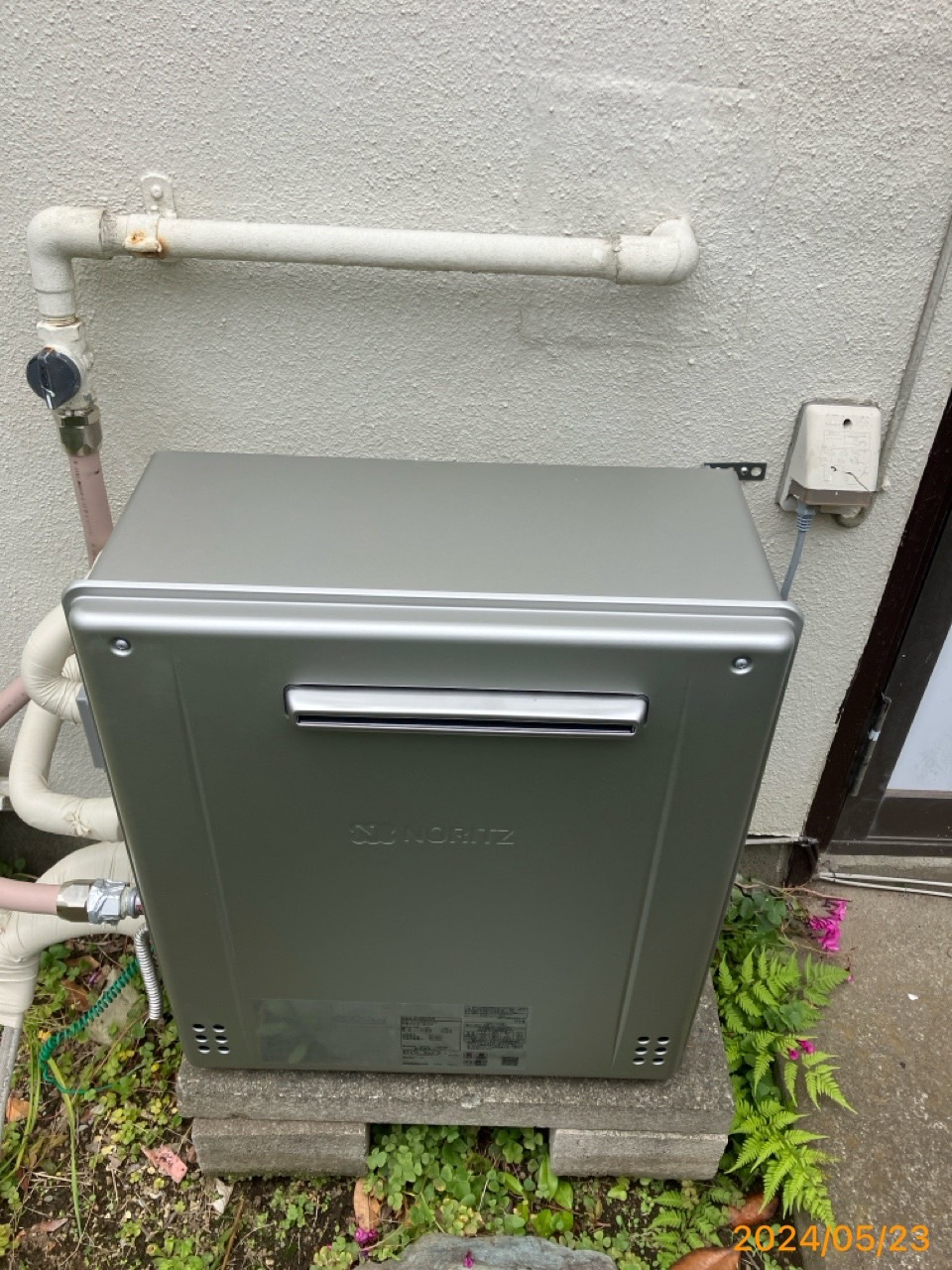 施工後　給湯器