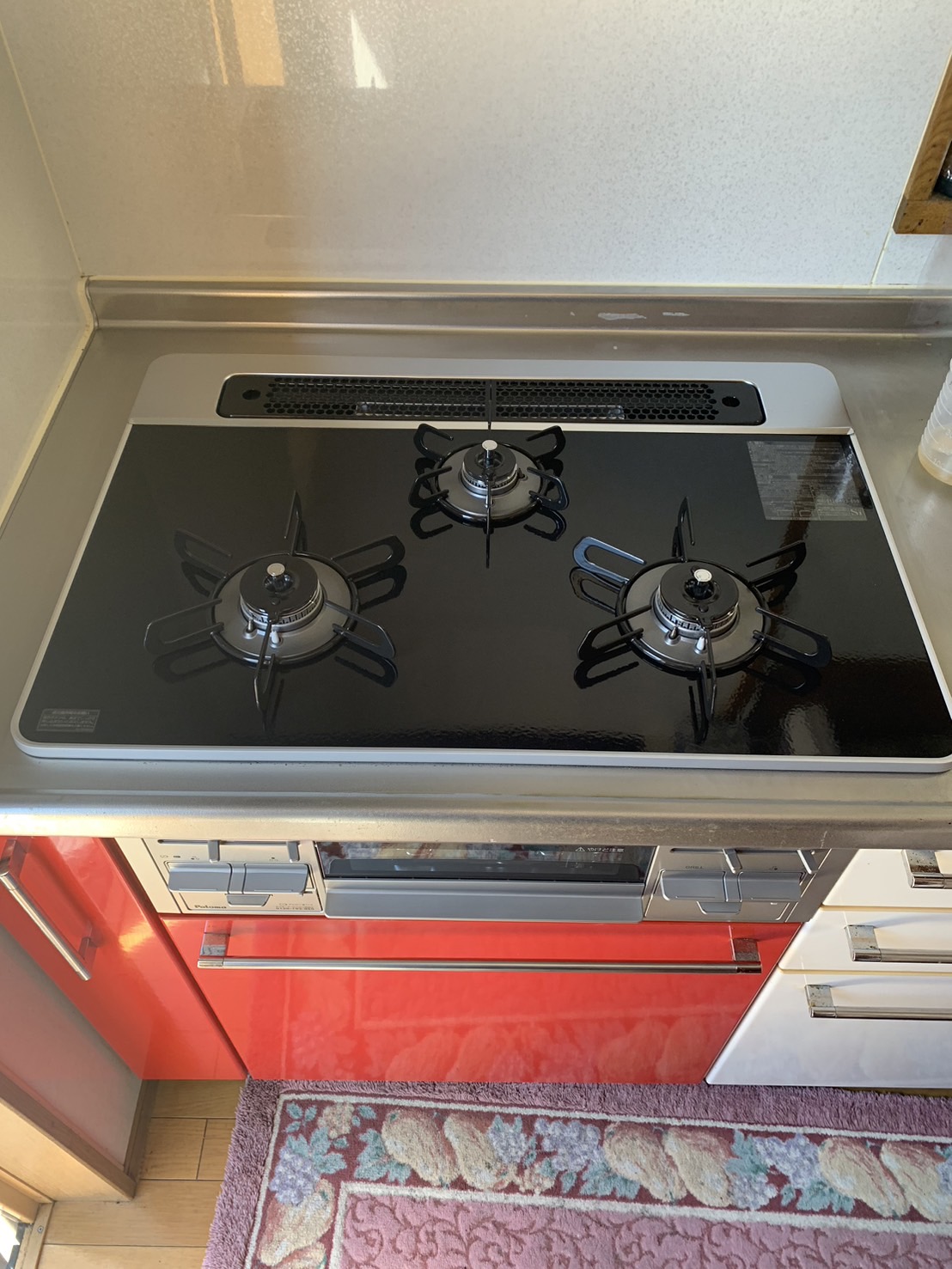 施工後　コンロ