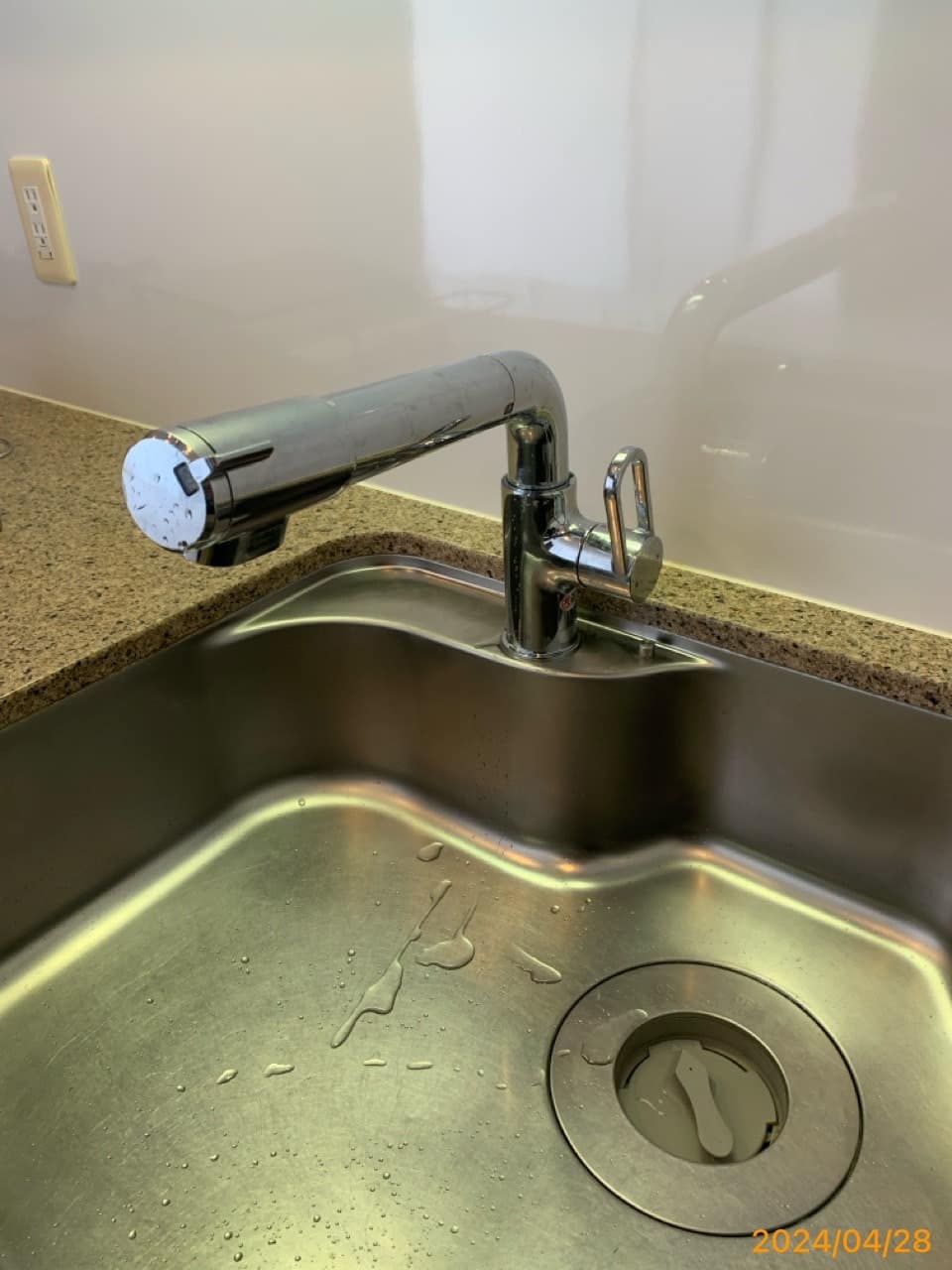 施工前 　台所水栓