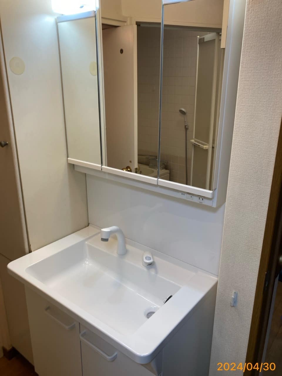 施工後　洗面化粧台