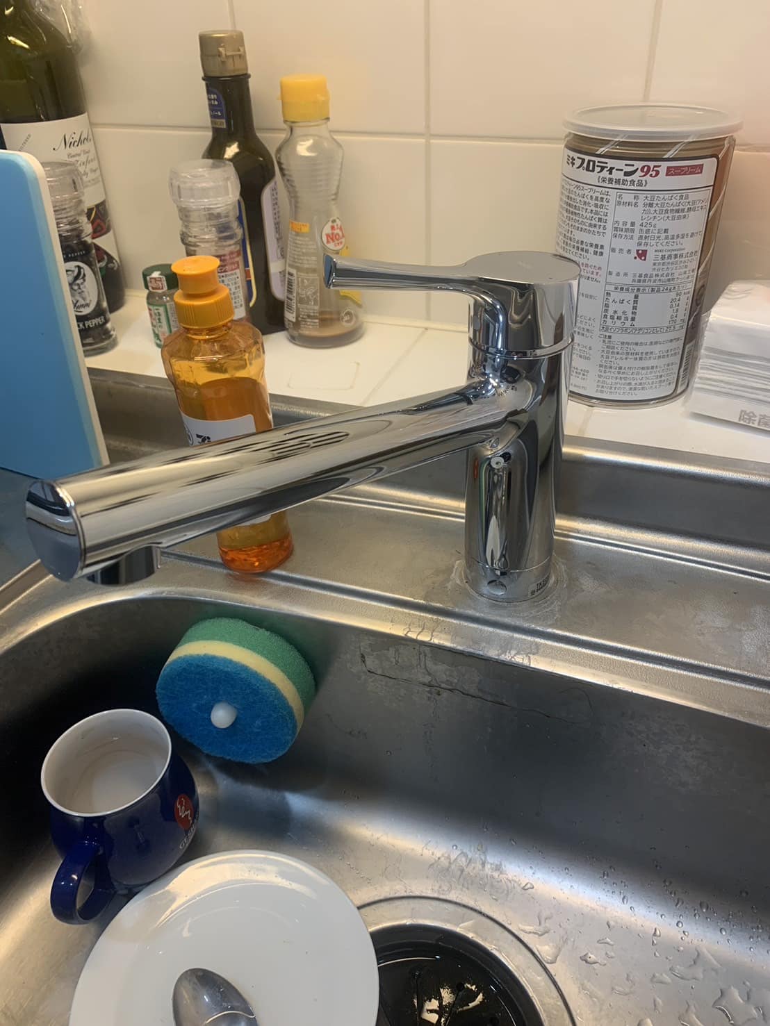 施工後　台所水栓