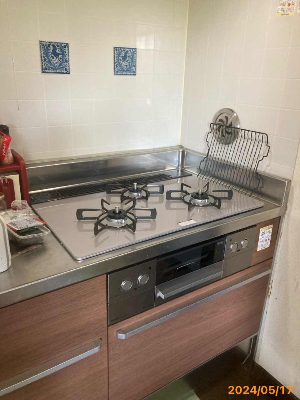 施工後　コンロ