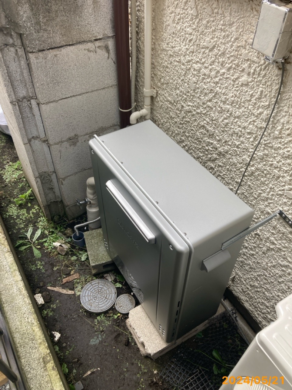 施工後　給湯器