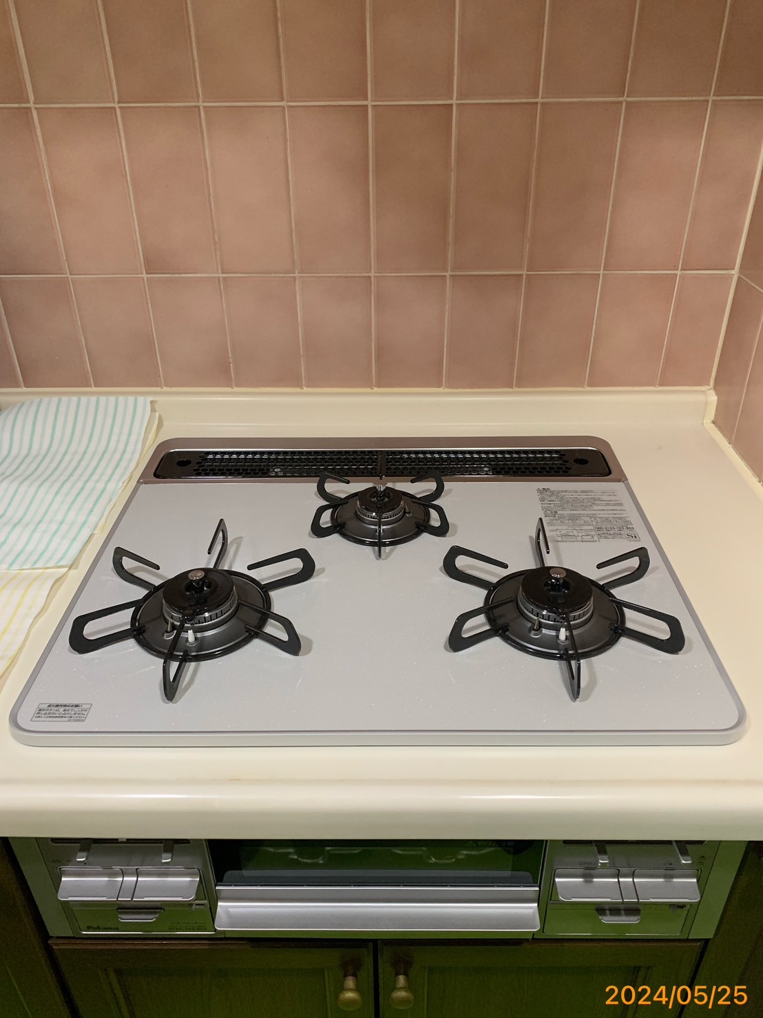 施工後　コンロ