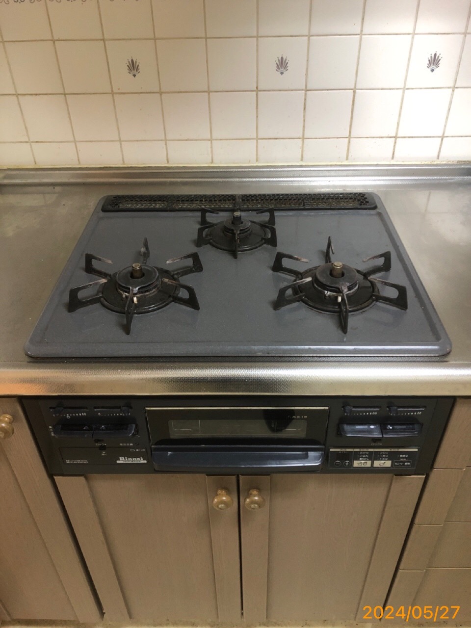 施工前　コンロ