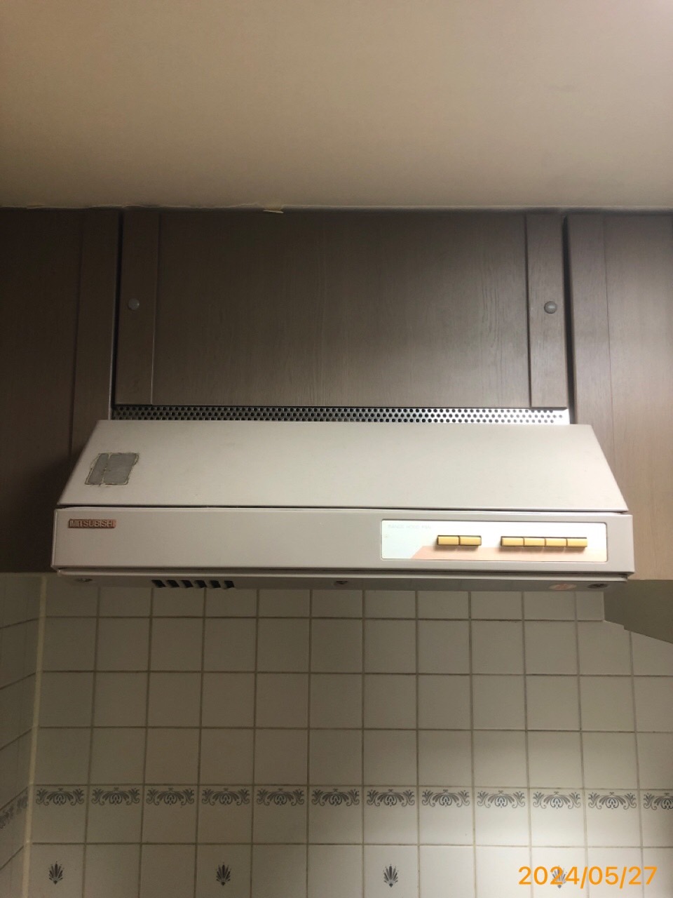 施工前　レンジフード