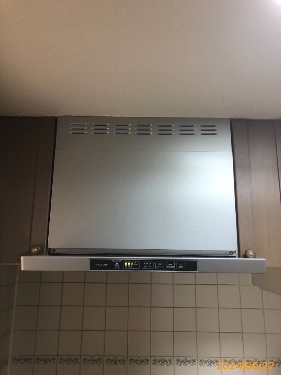 施工後　レンジフード