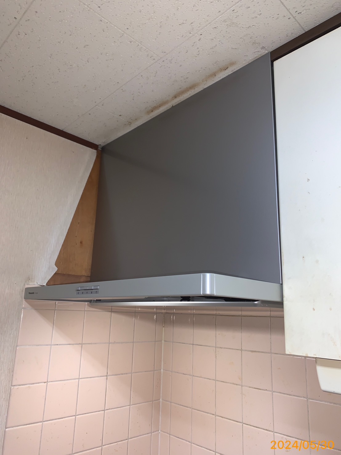 施工後　レンジフード