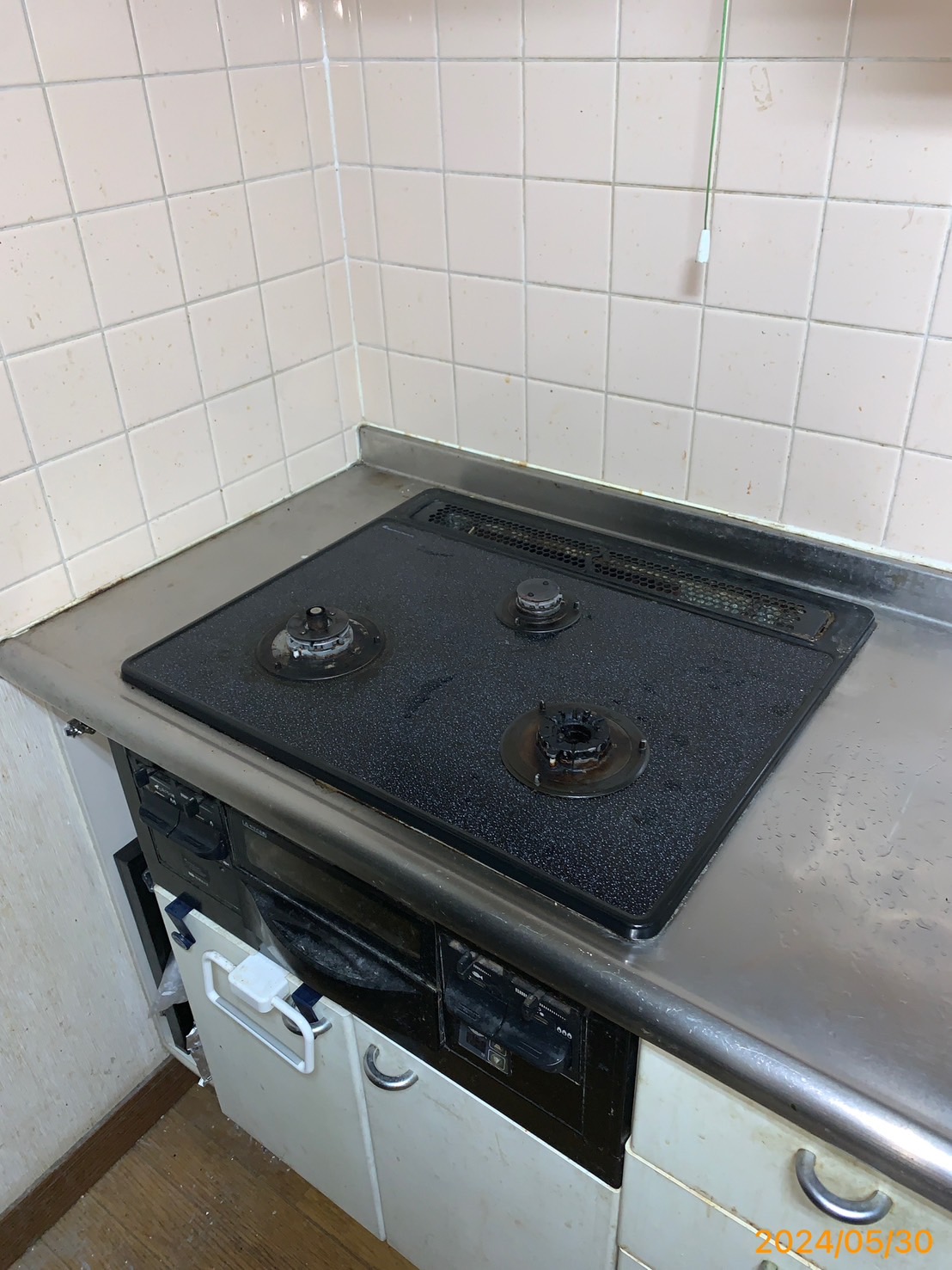施工前　コンロ
