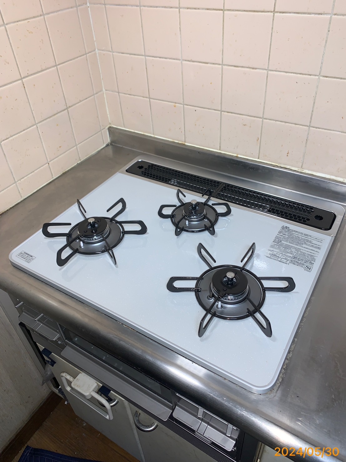 施工後　コンロ