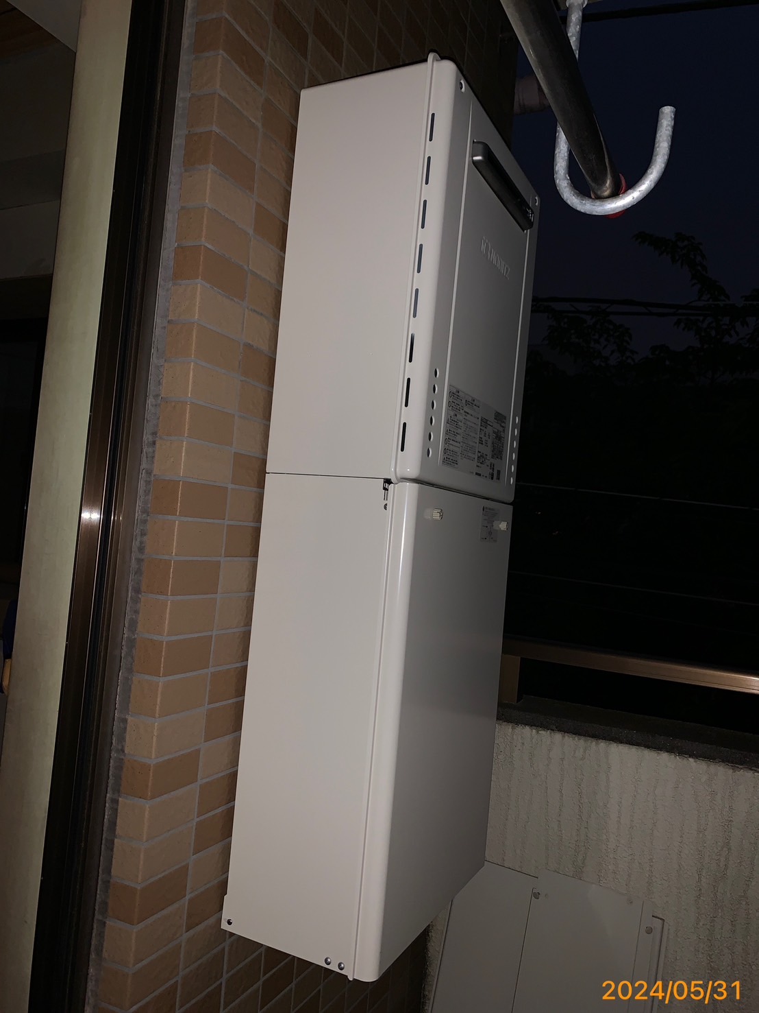 施工後　給湯器