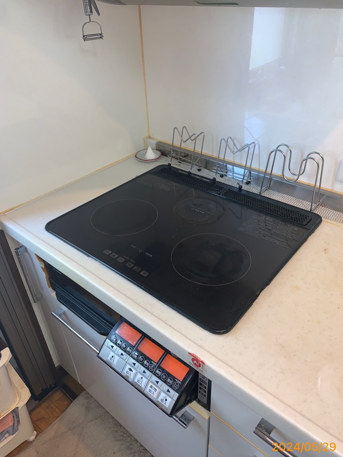 施工前　コンロ