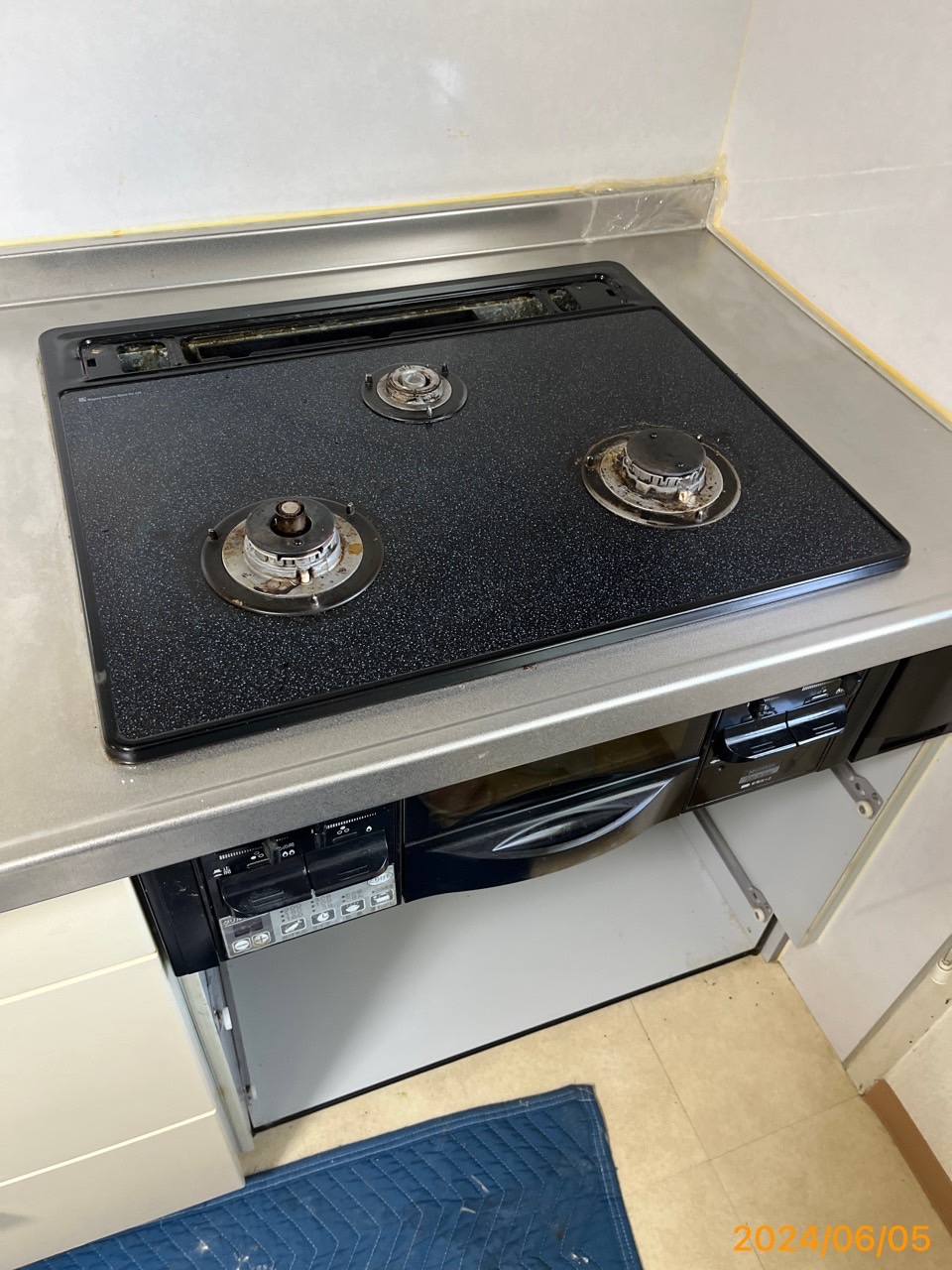 施工前　コンロ