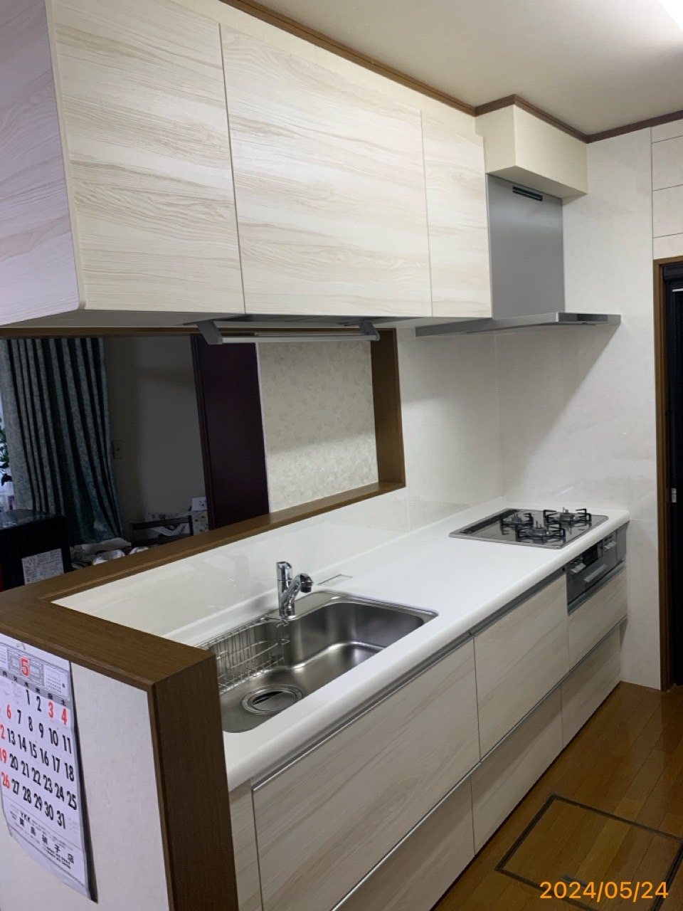 施工後　システムキッチン