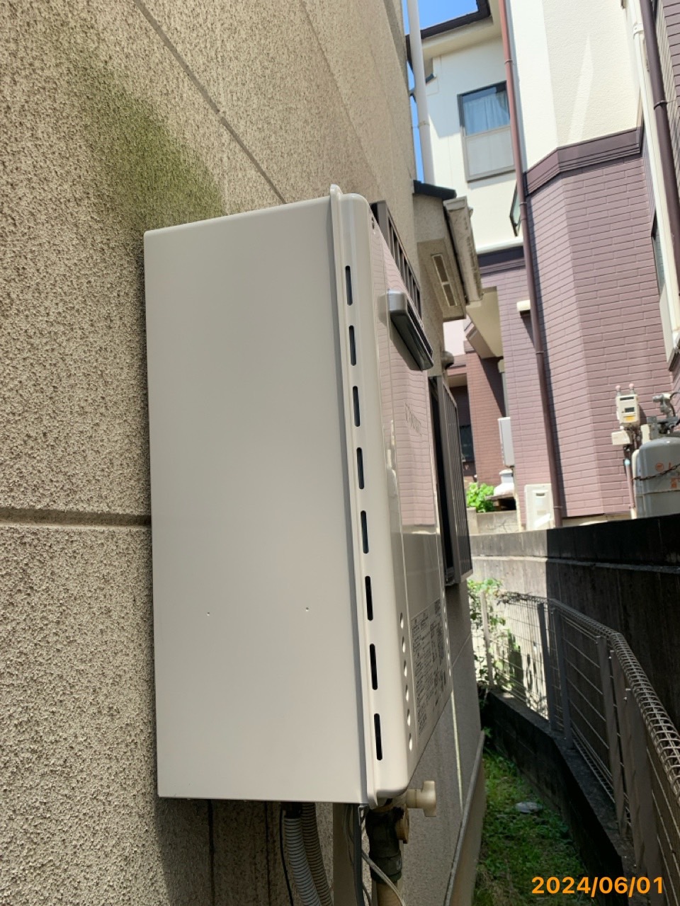 施工後　給湯器