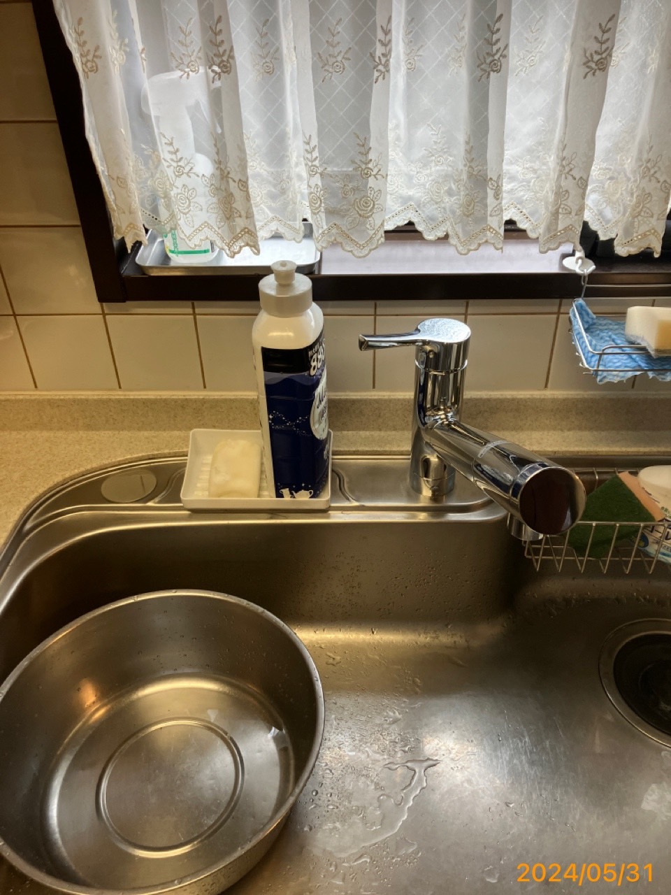 施工後　台所水栓