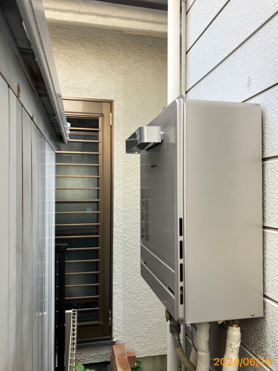 施工後　給湯器