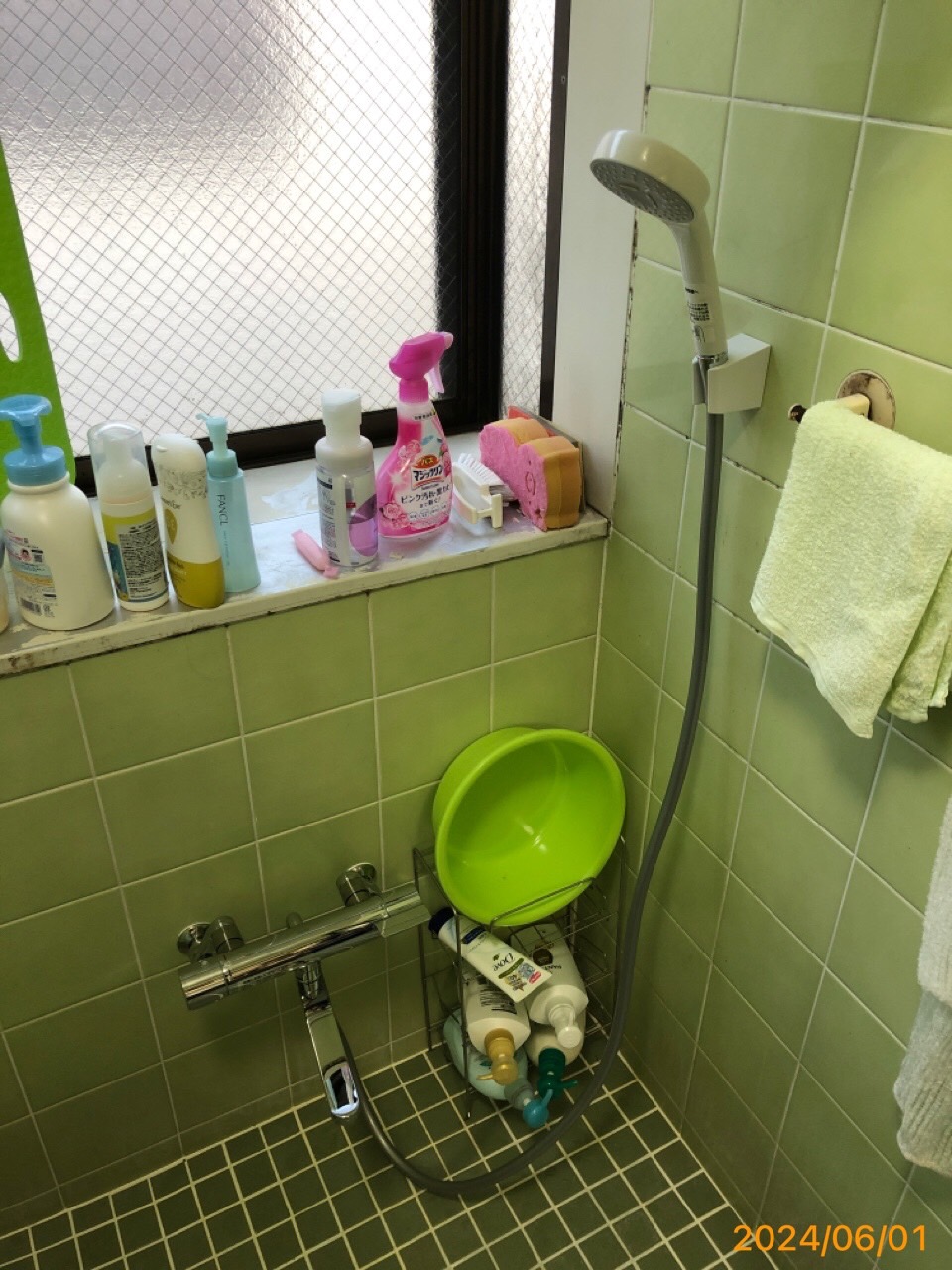 施工後　浴室水栓