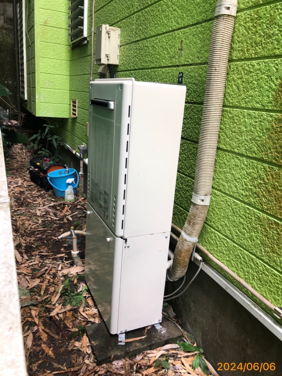 施工後　給湯器