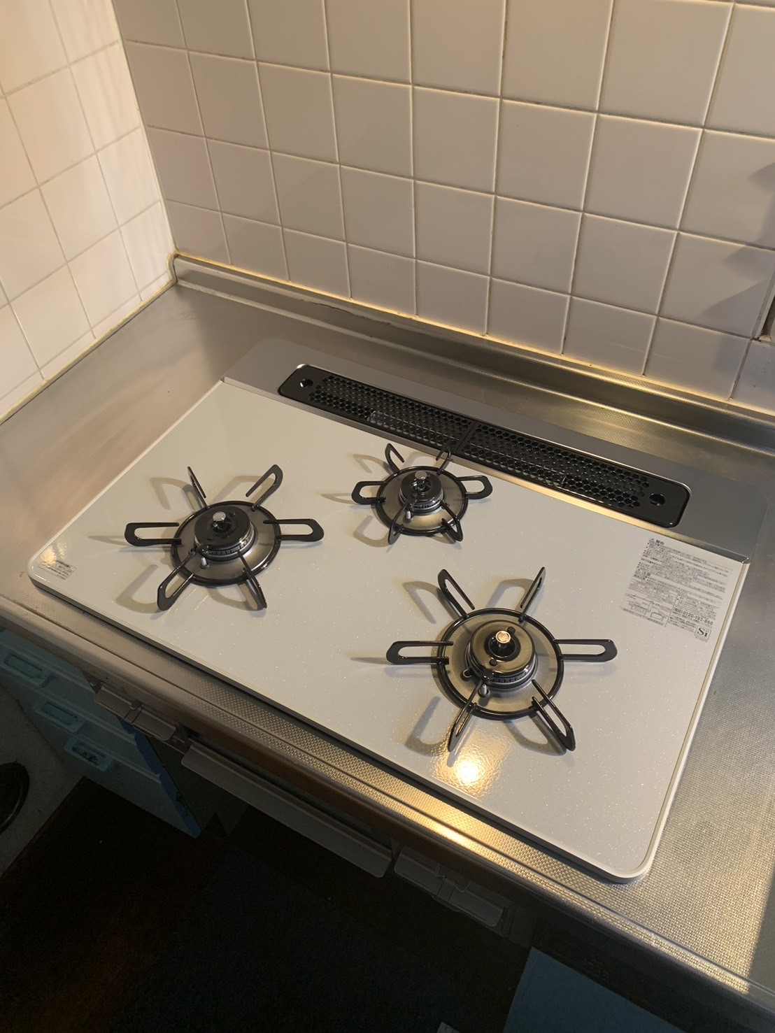 施工後　コンロ